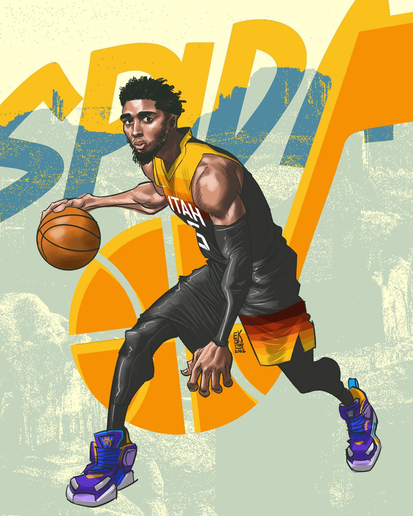 德润新疆枣食品插画创作